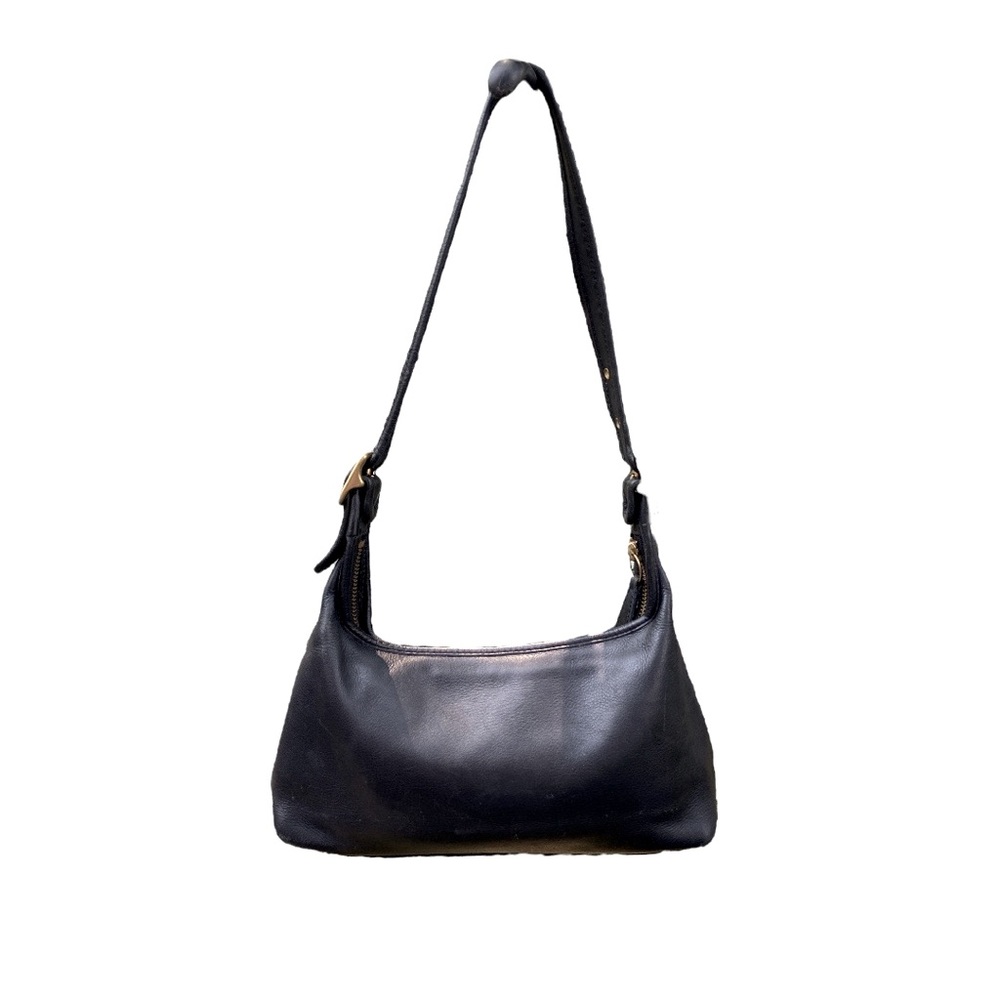 Coach Black Leather Shoulder Bag 9059